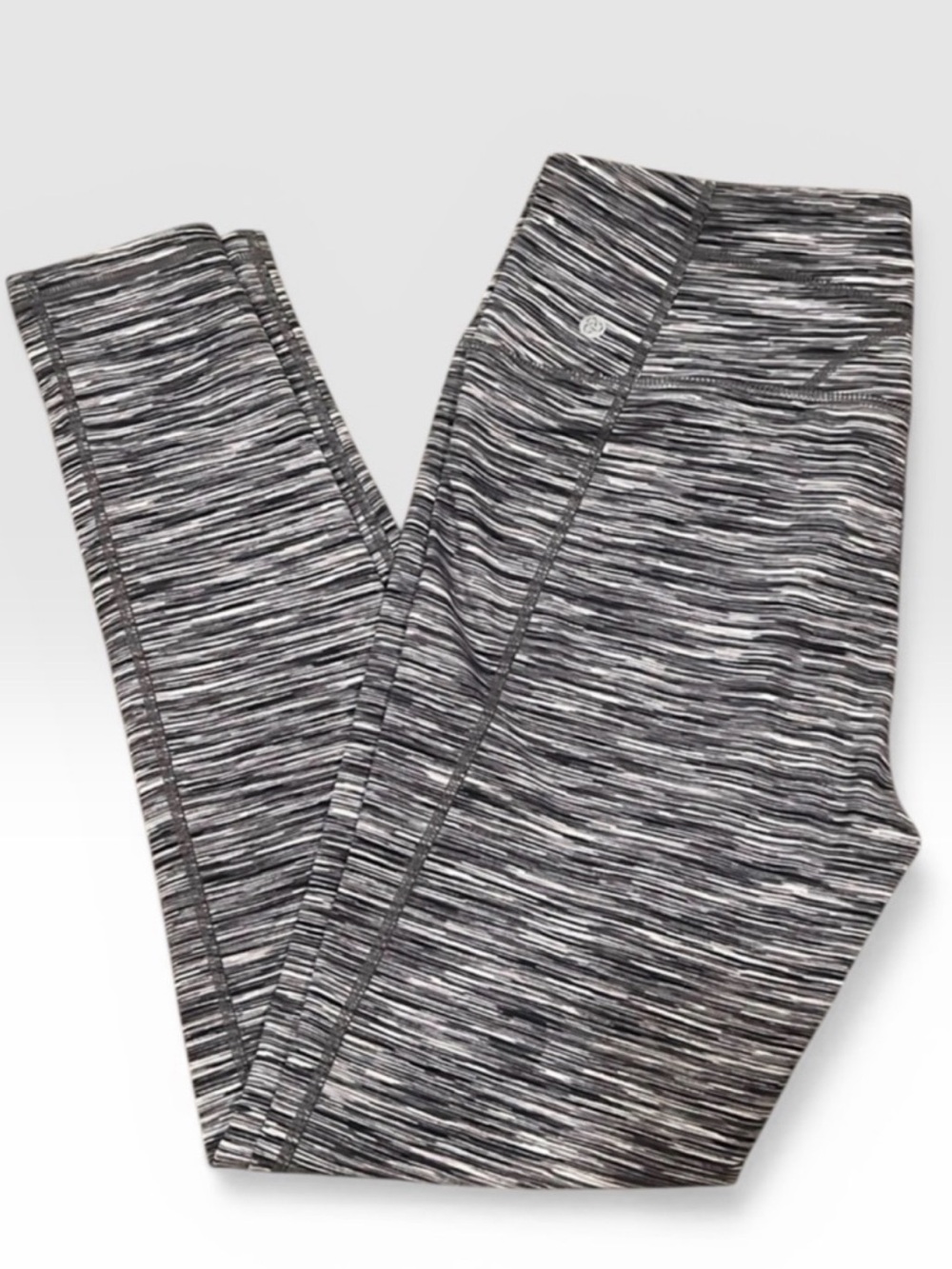 Zella Live In Leggings Large Black White Space Dye Athletic Yoga Pants